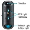 HealthSmart Air Purifier and Air Sanitizer with UVC Ultraviolet Light