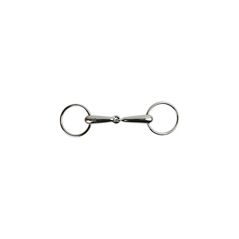 AK Loose Ring Single Jointed Snaffle Hollow Horse Riding Bit