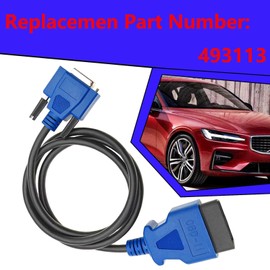 BSNOVT 493113 OBD2 Diagnostic Cable Adapter for Nexiq USB Link 2 & 3 for J1962 Vehicles Replacement for Ford for GM for Dodge for Volvo for Mack for Isuzu for Hino,16-Pin