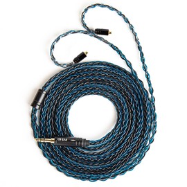 KBEAR ST12plus MMCX3.5MM In-Ear Cable Cable 8 Pack 4N Oxygen Free Copper Silver Plated Upgrade Cable Aluminum Anodized Process Improved Sound Quality Hi-fi Audio Headphones Replacement Cable