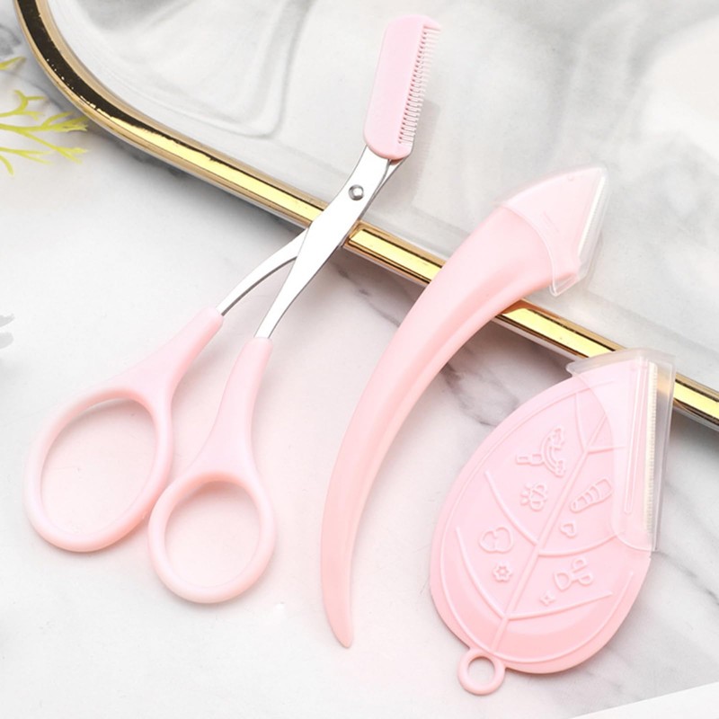 Eyebrow Set, 3-Piece Set, Eyebrow Kit, Eyebrow Scissors, Eyebrow Cut,