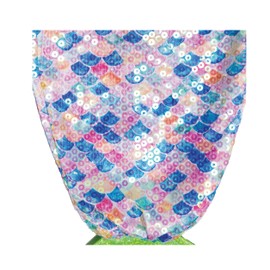 Heless 1320 Doll Clothes in Mermaid Yara Design Dress with Glitter Sequins for Dolls and Cuddly Toys Size 28-35 cm