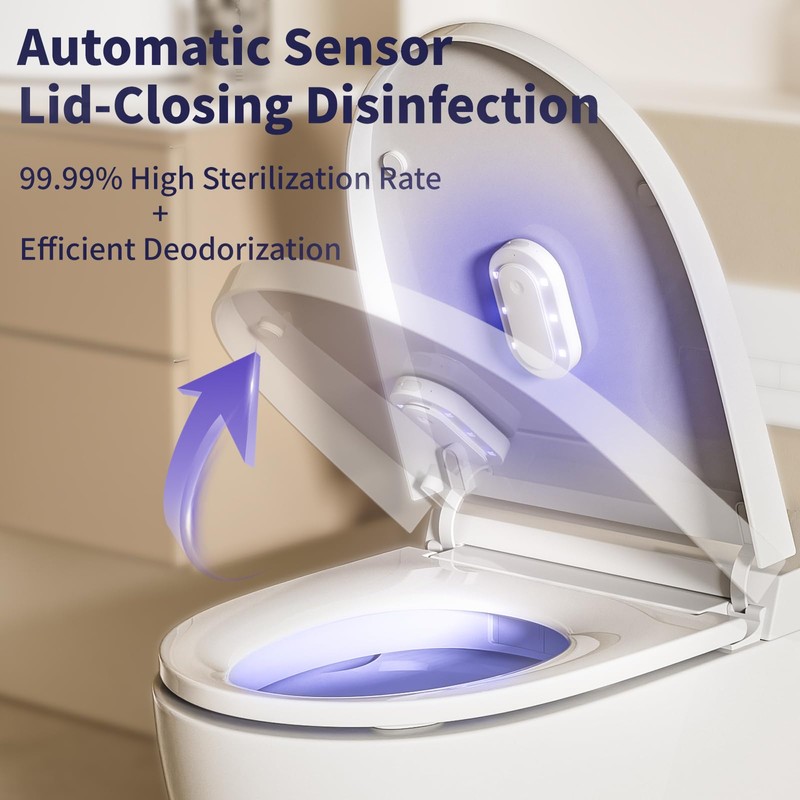 Toilet Guard,Smart U V-C Toilet Cleaner & Odor-Control System with