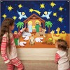 Batiyeer 31 Pcs Nativity Felt Set for Toddlers Kids Birth