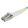 CableWholesale Aqua Blue 10 Gbit Fiber Optic Cable, 7 Meter