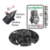ecoSpikes Stainless Steel Track and Cross Country Spikes (1/4" Black,