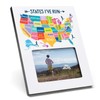 Gone For a Run Scratch Off Photo Frame | States