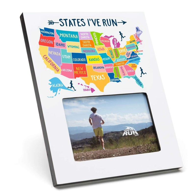 Gone For a Run Scratch Off Photo Frame | States