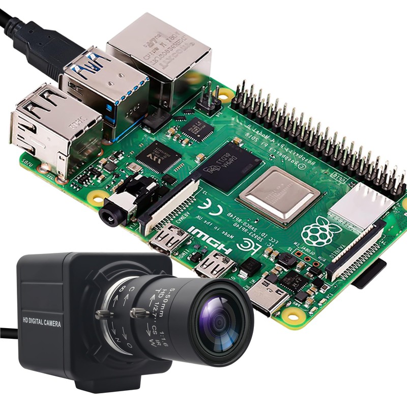 SVPRO 16MP USB Camera with Manual 5-50mm Lens, 10x Optical