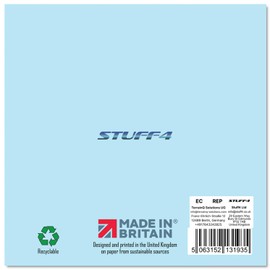 Stuff4 27th Birthday Card for Men - Blue Glitter Balloons - Happy Birthday Cards for 27 Year Old Man Son Brother Uncle 145mm Twenty-Seven Birthday Greeting Cards