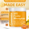 Creatine Monohydrate Gummies, Added 500mg BCAAs and Turmeric Exctract, 4500mg