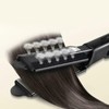 Hair Straightener Wide Steam Flat 4 Level Adjustable Temperature Black