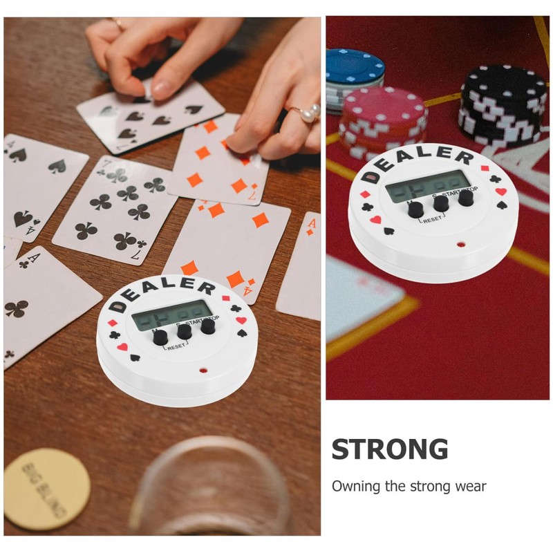 TOYANDONA Poker Timer Chess Timer Clock Timer Countdown Cooking Timer
