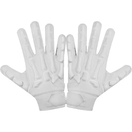 Glorious Traders Youth Football Gloves American Wide Receiver Injected Bones Football Gloves for Adult Men Women & Boys with Super Sticky Silicone Grip Palms
