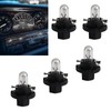 DACIRTY Pack-5 T5 Dashboard Light, DB501 BX8.4d 12V 1.2W High