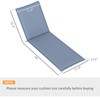 Outsunny Outdoor Lounge Chair Cushion Set of 2, UPF50+ 200gsm