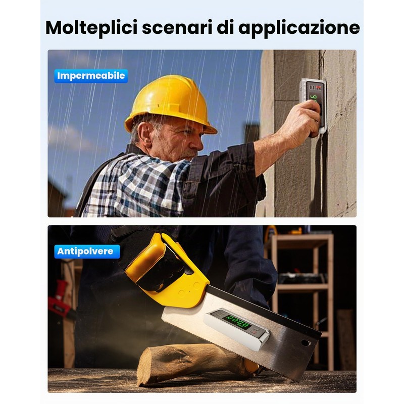 Beaspire Livella Digitale Professionale Magnetica, Inclinometro con Display LED e