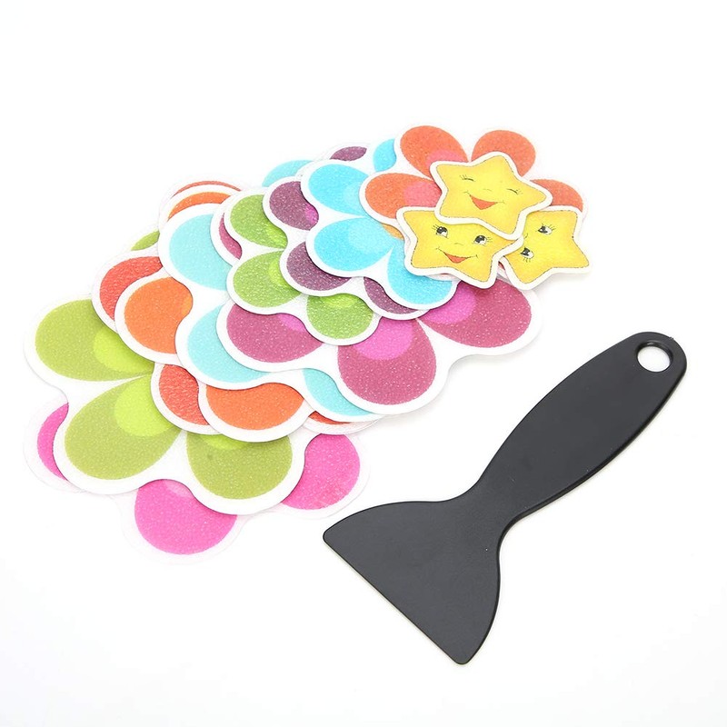 Mingzhe Beautiful Flower Shape Bathroom Waterproof Non Slip Sticker for