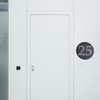Round House Number Engraved Sign - Comes with floating fixings