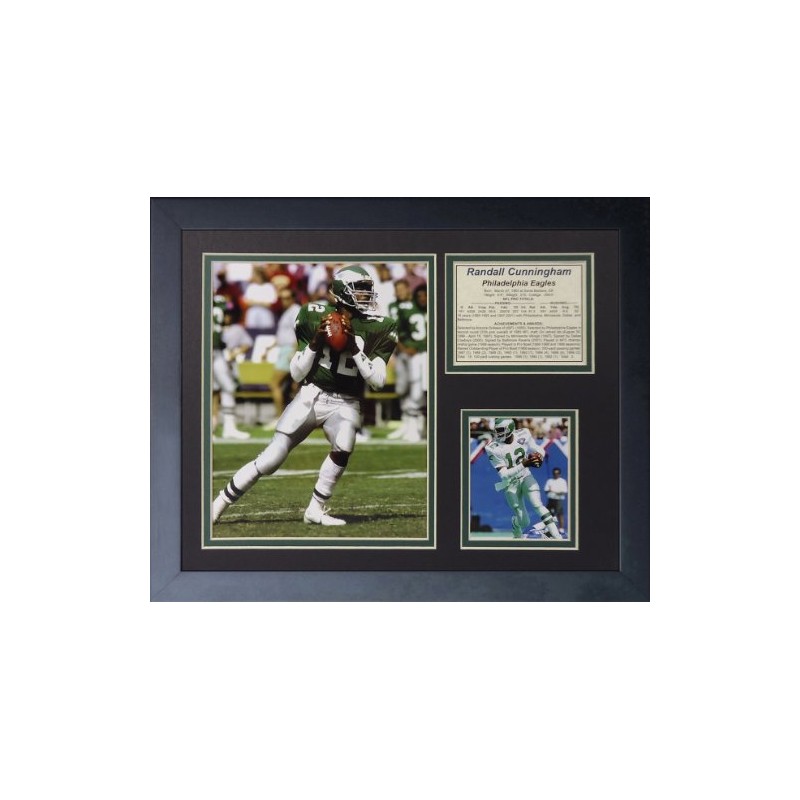 Legends Never Die "Randall Cunningham Framed Photo Collage, 11 x