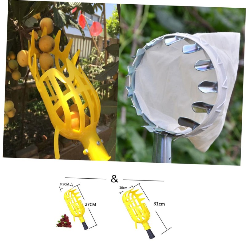 Parliky Set of 2 Cherry Pickers, Adjustable Berry Picker, Mango