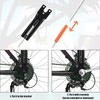 3pcs Bike Flag, Adjustable Bicycle Flag with Pole Black Spider