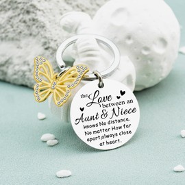 Crizaor Aunts Mothers Day Gifts Gifts For Aunt From Niece Nephew Best Auntie Gifts Unique Keychain Mothers Day Gift For Aunts From Niece Aunt Birthday Gift For Women