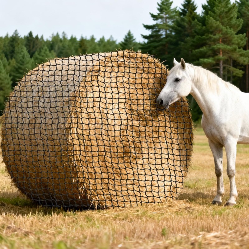 Umisu 5x5ft Bolded Hay Net for Horses – Heavy-Duty Slow