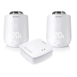 Eurotronic Comet Zigbee Starter Set, Energy Saving Controller and Gateway with Wireless Standard (Programmable Smart Thermostat in Set, Save Heating Costs)