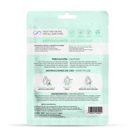 Skin Sense - Mascarilla Facial de Tela Biodegradable Coreana (1 Piezas) | Hecho en Corea | Ecológicas y Naturales - Innovadora Tecnología de Corea con Té Verde