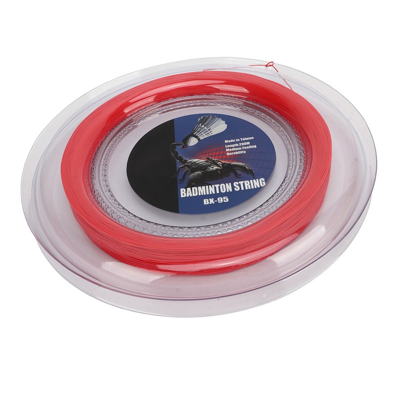 POWERTI Badminton Racquet String High Elasticity Wear Resistant Resin Fibre
