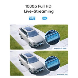 eufy Security eufy security eufyCam 2C, berwachungskamera aussen, 180 Tage Akku, HD 1080p, IP67 wetterfest, Nachtsicht, Kompatibel mit HomeKit, ohne monatliche Gebhren, Lokale Speicherung, Erfordert HomeBase