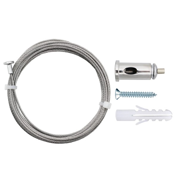 GOSLARLIT 10 Set Ceiling Hanging Wires,Suspension Steel Cable kit for