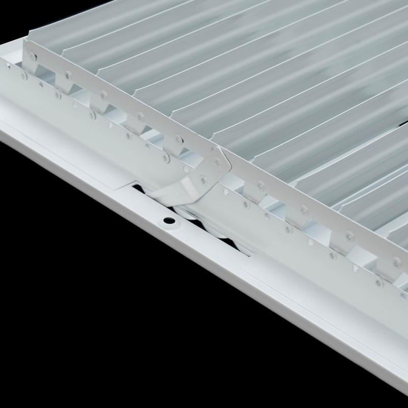 Fits 12x12 Duct Opening 1 Way Fixed Curved Blade Air