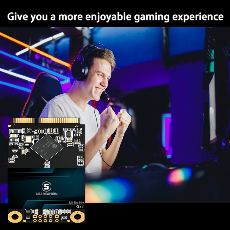 S SHARKSPEED SSD mSATA 64GB SATA 3 Internal Solid State