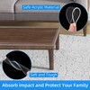 Clear Edge Protector Strip, 2in x 6.56FT, Sharp Edge Wrap
