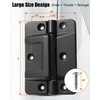 QNHEAY 2-Pack Black Cooler Oversized Mechanical Hinges Fit for Igloo