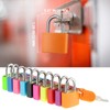 10 Pieces Mini Padlock Suitcase Locks 1.25''with Keys Multicolor Keyed