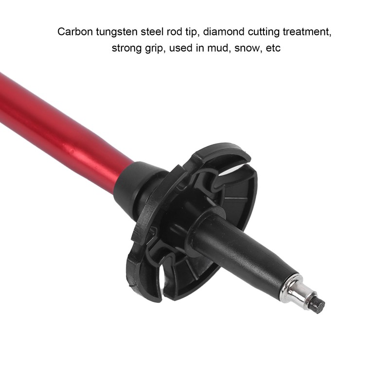 Aluminium Alloy Trekking Poles 5 Sections Collapsible Hiking Walking Climbing