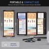 Nursing Clipboard Foldable, Foldable Clip Board w/Nursing Edition Cheat Charts,