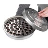 Steadfast Selections (Cup Tray) Silver Premium Communion Trays for Churches