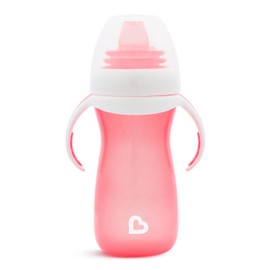 Munchkin® Gentle™ Transition Sippy Cup with Trainer Handles, 10 Ounce, Pink
