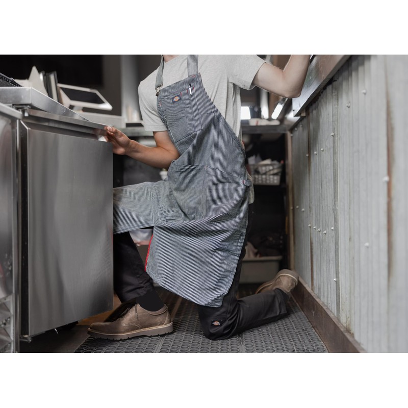 Dickies 6-Pocket Chef and Workshop Apron, Durable Canvas, One Size,