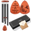 Large Outdoor Aluminum Wind Chimes 37 Inches，Soothing Gentle Sound Perfect