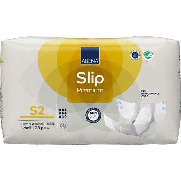 Abena Slip Premium Incontinence Briefs, Level 2, (Extra Small To