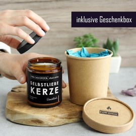 Lustige Duftkerze mit Spruch für Singles | Handgemacht aus Sojawachs | In Geschenkbox | Valentinstag Geschenk zum Geburtstag für ledige Frauen & Männer, Freunde, BFF |Sandelholz