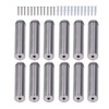 12 Set Stainless Steel Standoff Screws 19x80mm Advertising Screws Mounting