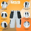 MS9 Mens Work Redhawk Cargo Combat Holster Pockets Tactical Worker