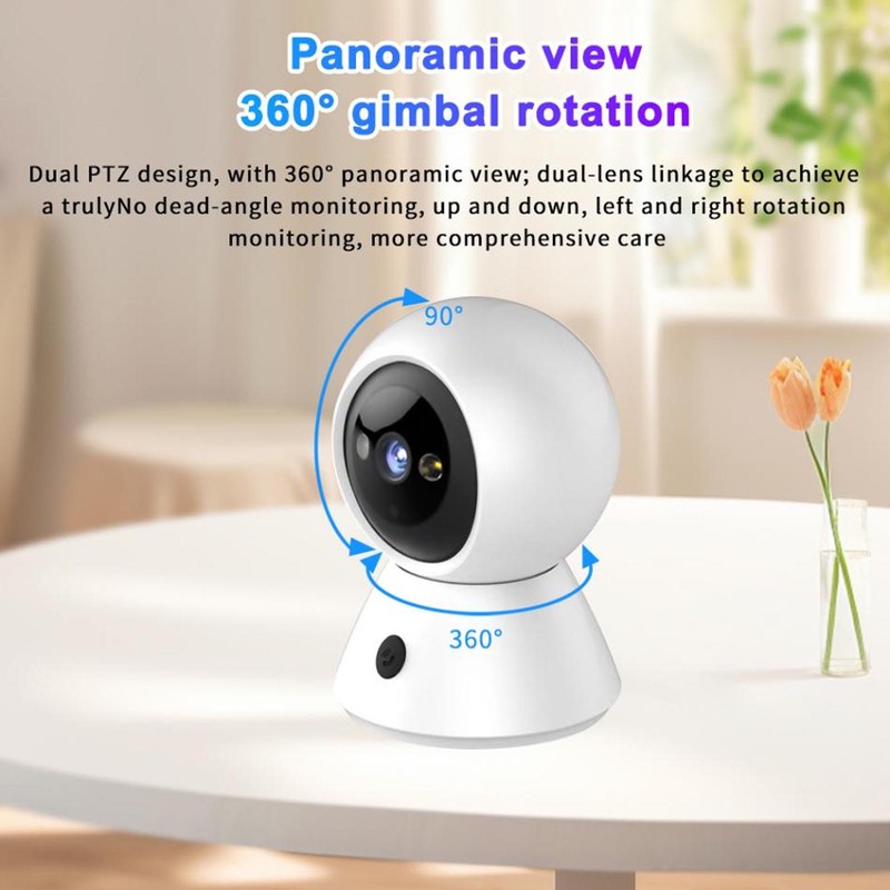 WiFi Security Camera 2MP 1080P HD Night Vision 2 Way