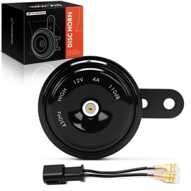 A-Premium Electric Car Horn Compatible with Honda Civic, Disc Horn